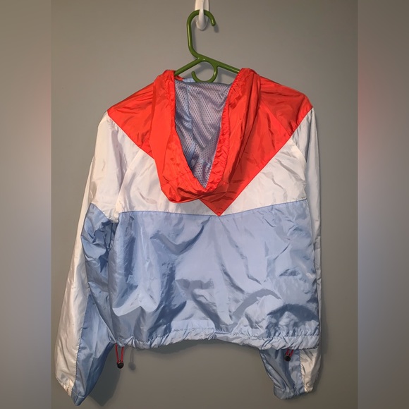 Neon Blue and Orange H&M Lightweight Athletic Jacket - Picture 5 of 8